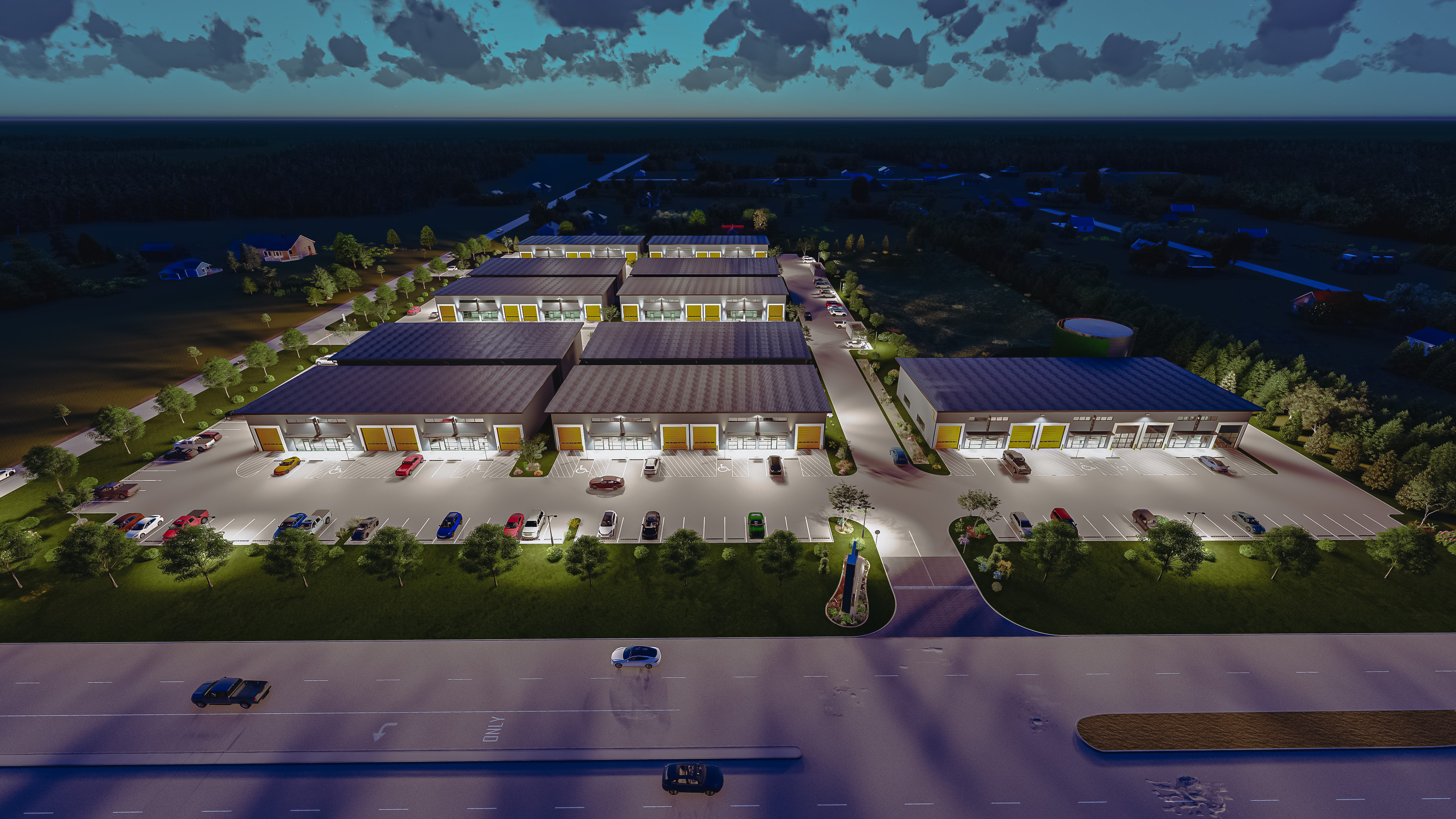 Hampton Business Park Aerial View