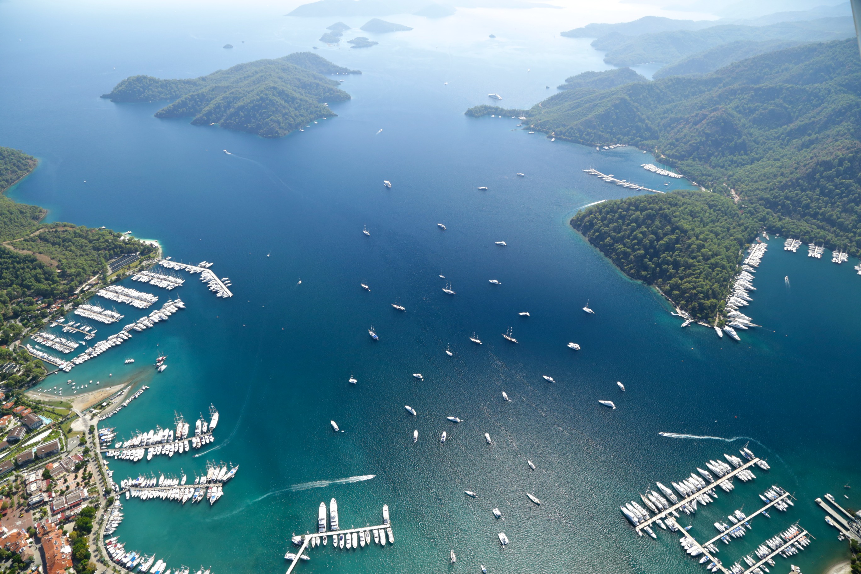 Göcek Bay Aerial View - Premier Yachting Destination