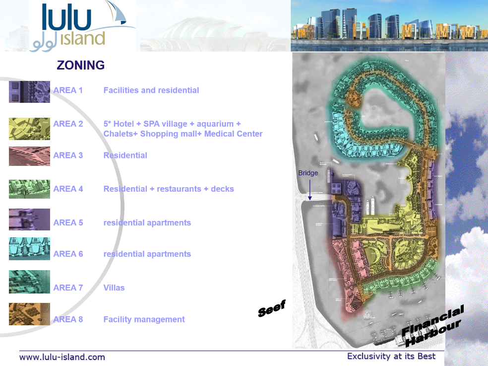Reef Island Development Zoning Plan